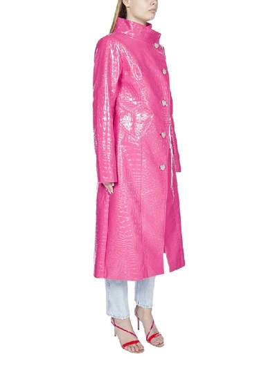 Shop Saks Potts Tejano Trench Coat In Pink