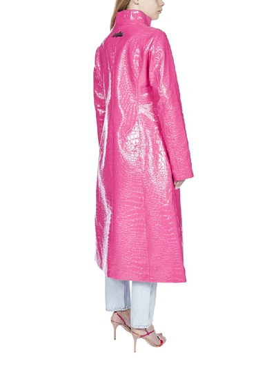 Shop Saks Potts Tejano Trench Coat In Pink