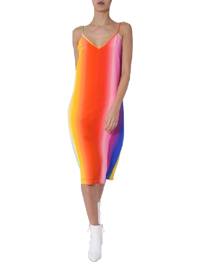 Shop Etre Cecile Rainbow Eleonore Slip Dress In Multi