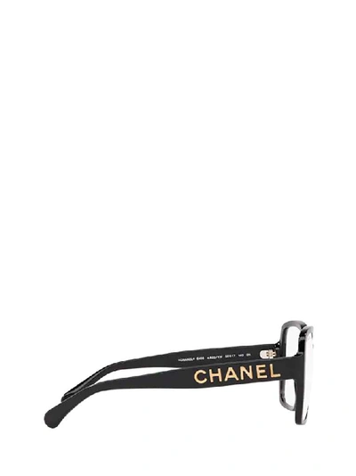 Pre-owned Chanel Oversized Frame Sunglasses In Black