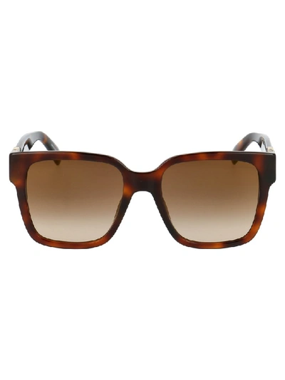 Shop Givenchy Eyewear Square Frame Sunglasses In Brown