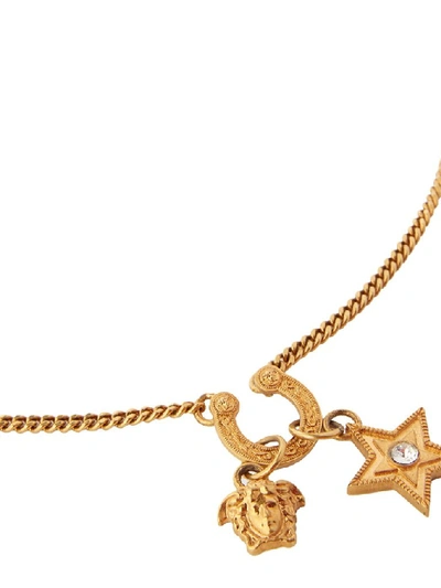 Shop Versace Rodeo Necklace In Gold