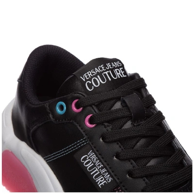Shop Versace Jeans Couture Panelled Sneakers In Multi