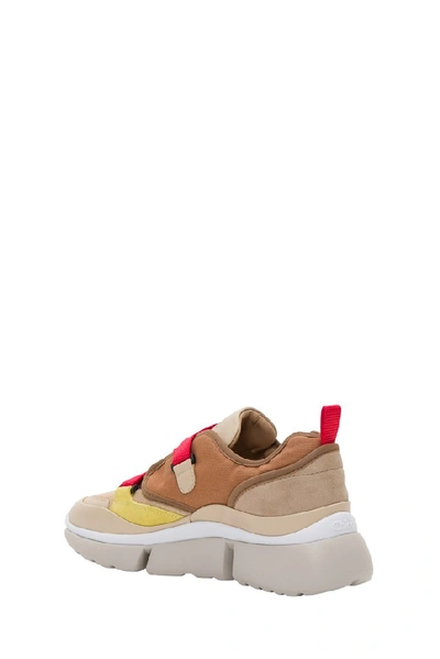 Shop Chloé Sonnie Low Top Sneakers In Multi