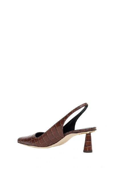 Shop By Far Diana Pumps In Brown