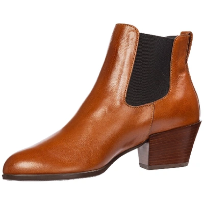 Shop Hogan Texan Ankle Boots In Brown
