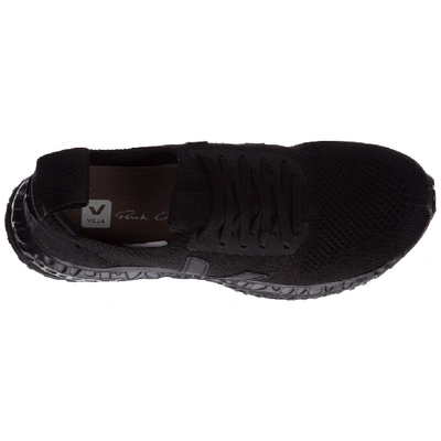 Shop Rick Owens X Veja Low Sock Sneakers In Black