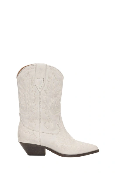 Shop Isabel Marant Duerto Boots In White
