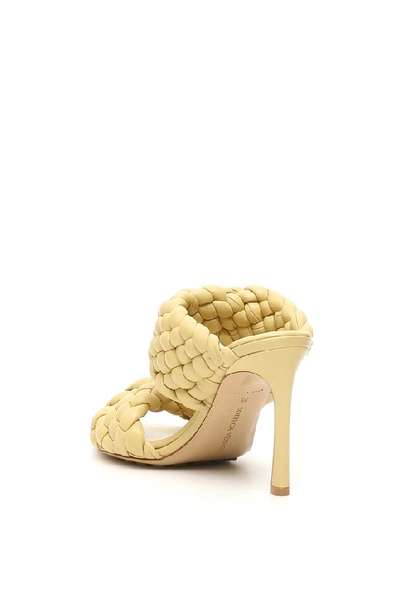Shop Bottega Veneta Bv Curve Sandals In Yellow