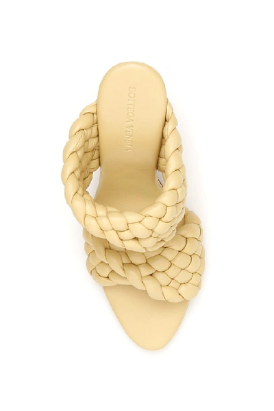 Shop Bottega Veneta Bv Curve Sandals In Yellow