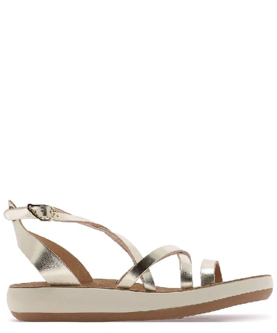 Shop Ancient Greek Sandals Delia Comfort Sandals In Gold