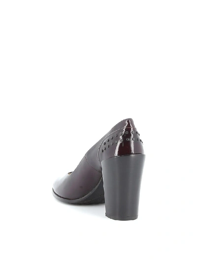 Shop Tod's Gommino Pumps In Purple