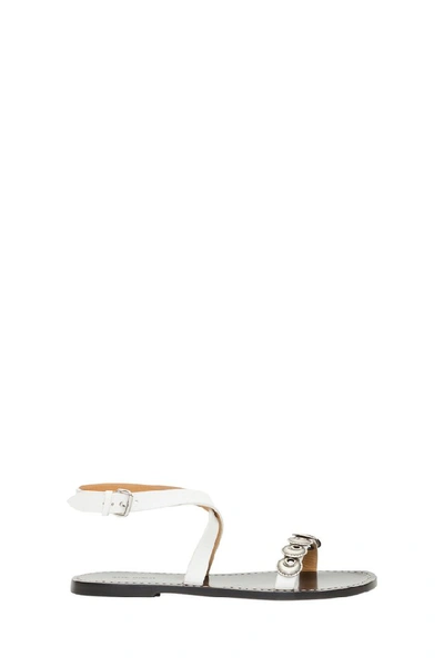 Shop Isabel Marant Eldory Sandals In White