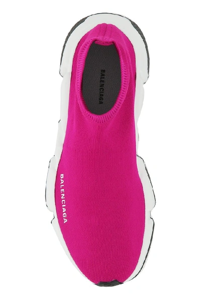 Shop Balenciaga Speed Sock Sneakers In Pink