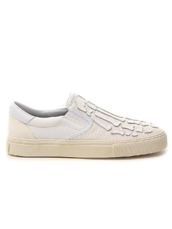 amiri skel toe slip on sneaker