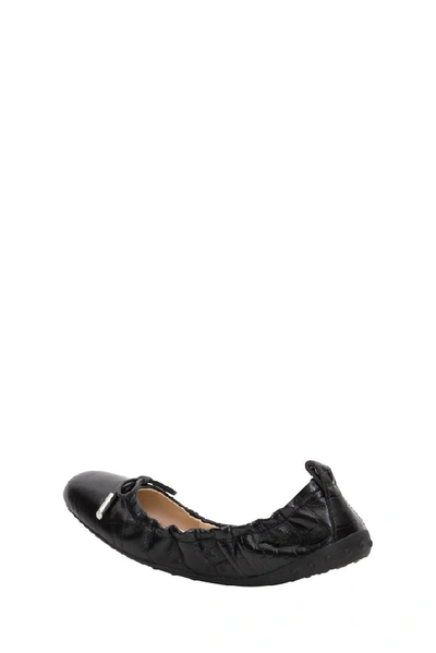 Shop Tod's Ballerina Flat Shoes In Black