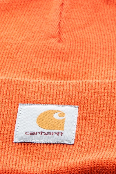Shop Carhartt Wip Watch Beanie In Orange