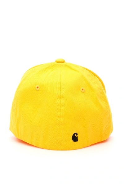 Shop Carhartt Wip Script Cap In Yellow