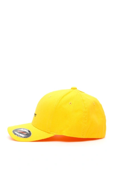 Shop Carhartt Wip Script Cap In Yellow