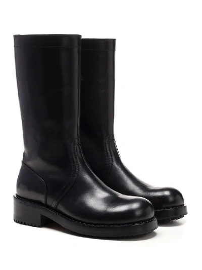 raf simons smiley boot