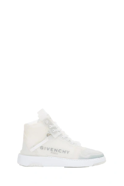 Shop Givenchy Wing High Top Sneakers In White