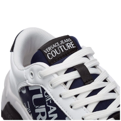 Shop Versace Jeans Couture Logo Panelled Sneakers In Multi