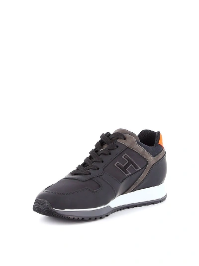 Shop Hogan H321 Sneakers In Black