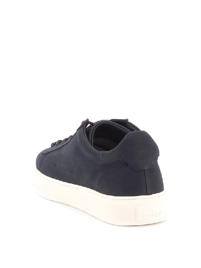 Shop Hogan H365 Sneakers In Blue