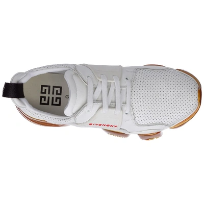 Shop Givenchy Jaw Low Iridescent Sneakers In White