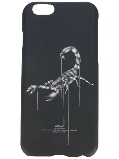 Shop Off-white Scorpion Print Iphone6/6s Case In Black
