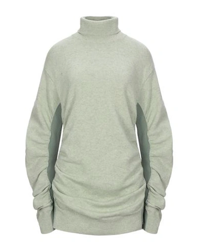 Shop Mm6 Maison Margiela Turtlenecks In Light Green