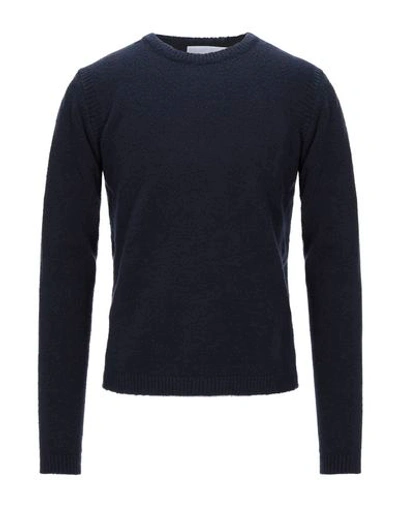 Shop Mauro Grifoni Sweaters In Dark Blue