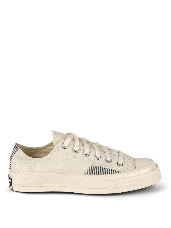 cream converse low tops