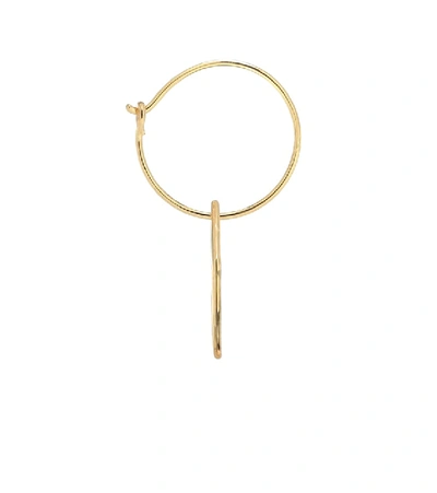 Shop Aliita Casita 9kt Gold Single Hoop Earring