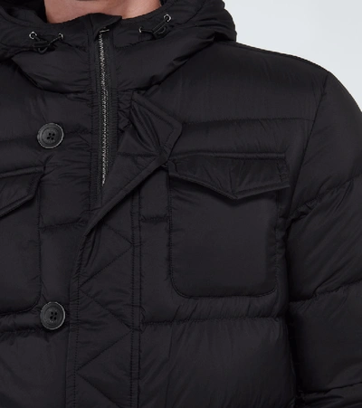 Shop Herno Padded Down Jacket In Black