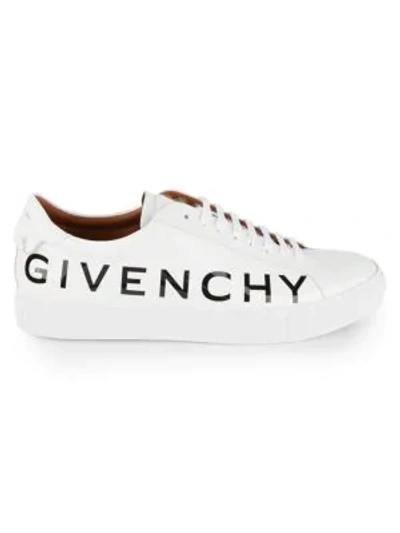 Shop Givenchy Urban Street Patent Leather Sneakers In White