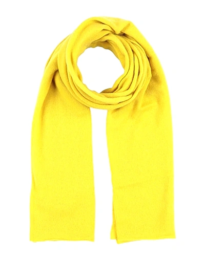 Shop Allude Scarves In Acid Green