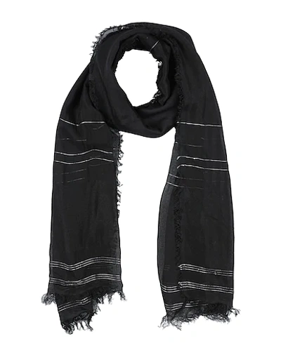 Shop Le Tricot Perugia Scarves In Black