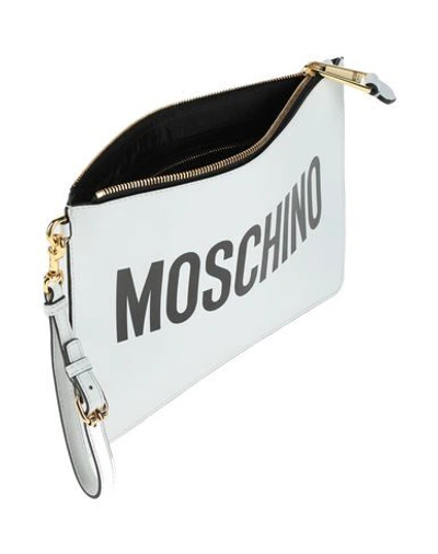 Shop Moschino Handbags In White