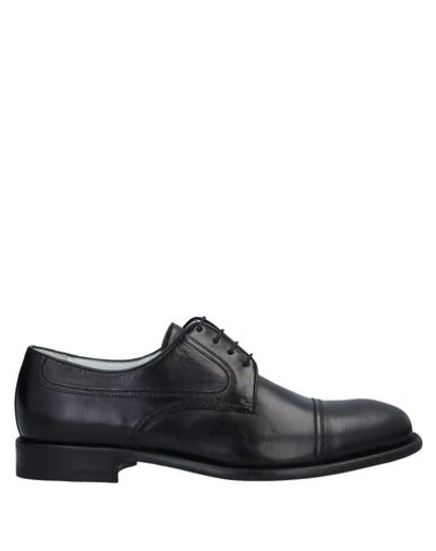 Shop A.testoni Lace-up Shoes In Black