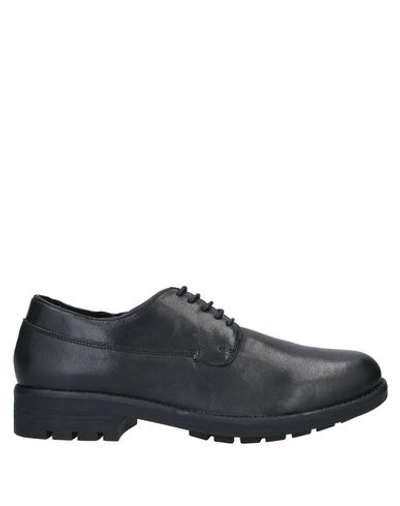 Shop Cafènoir Man Lace-up Shoes Black Size 7 Soft Leather