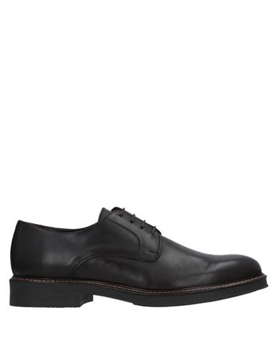 Shop Cafènoir Man Lace-up Shoes Dark Brown Size 12 Soft Leather