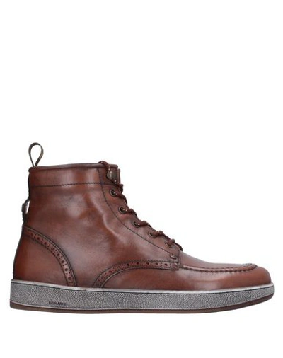 Shop Brimarts Ankle Boots In Brown