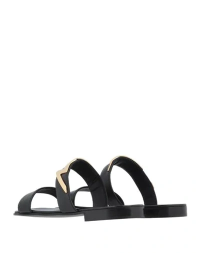 Shop Giuseppe Zanotti Sandals In Black