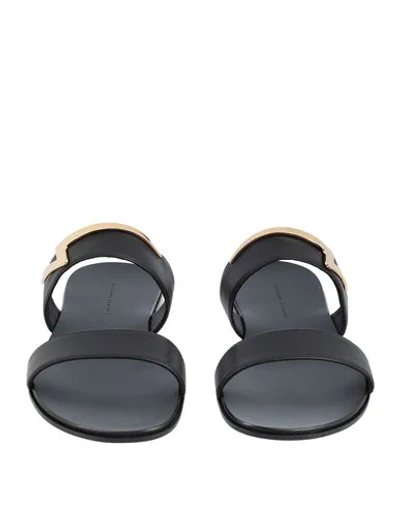 Shop Giuseppe Zanotti Sandals In Black