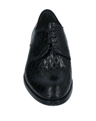 Shop Giovanni Conti Lace-up Shoes In Black