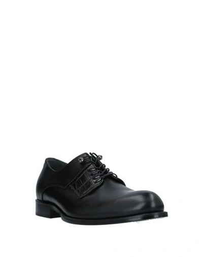 Shop Giovanni Conti Lace-up Shoes In Black