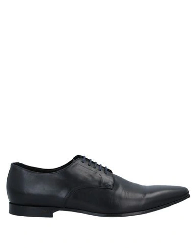 Shop Ps By Paul Smith Ps Paul Smith Man Lace-up Shoes Black Size 6 Soft Leather