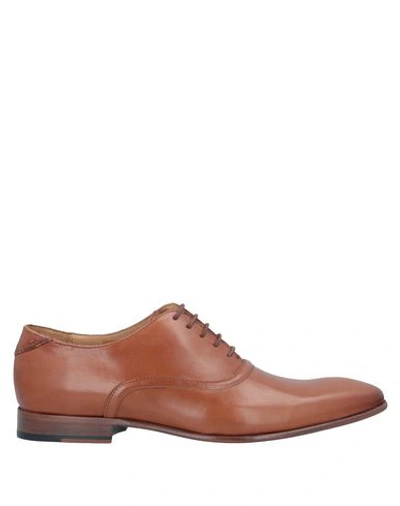Shop Ps By Paul Smith Lace-up Shoes In Tan