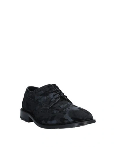 Shop Hydrogen Laced Shoes In Black